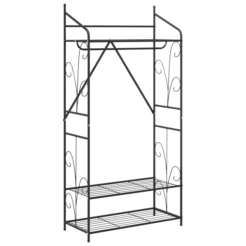 vidaXL Ανοιχτή Ντουλάπα Μονόχρωμο 78 x 36 x 158 εκ.