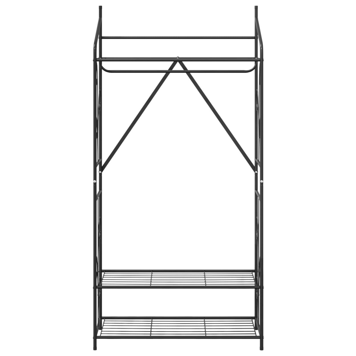 vidaXL Ανοιχτή Ντουλάπα Μονόχρωμο 78 x 36 x 158 εκ.