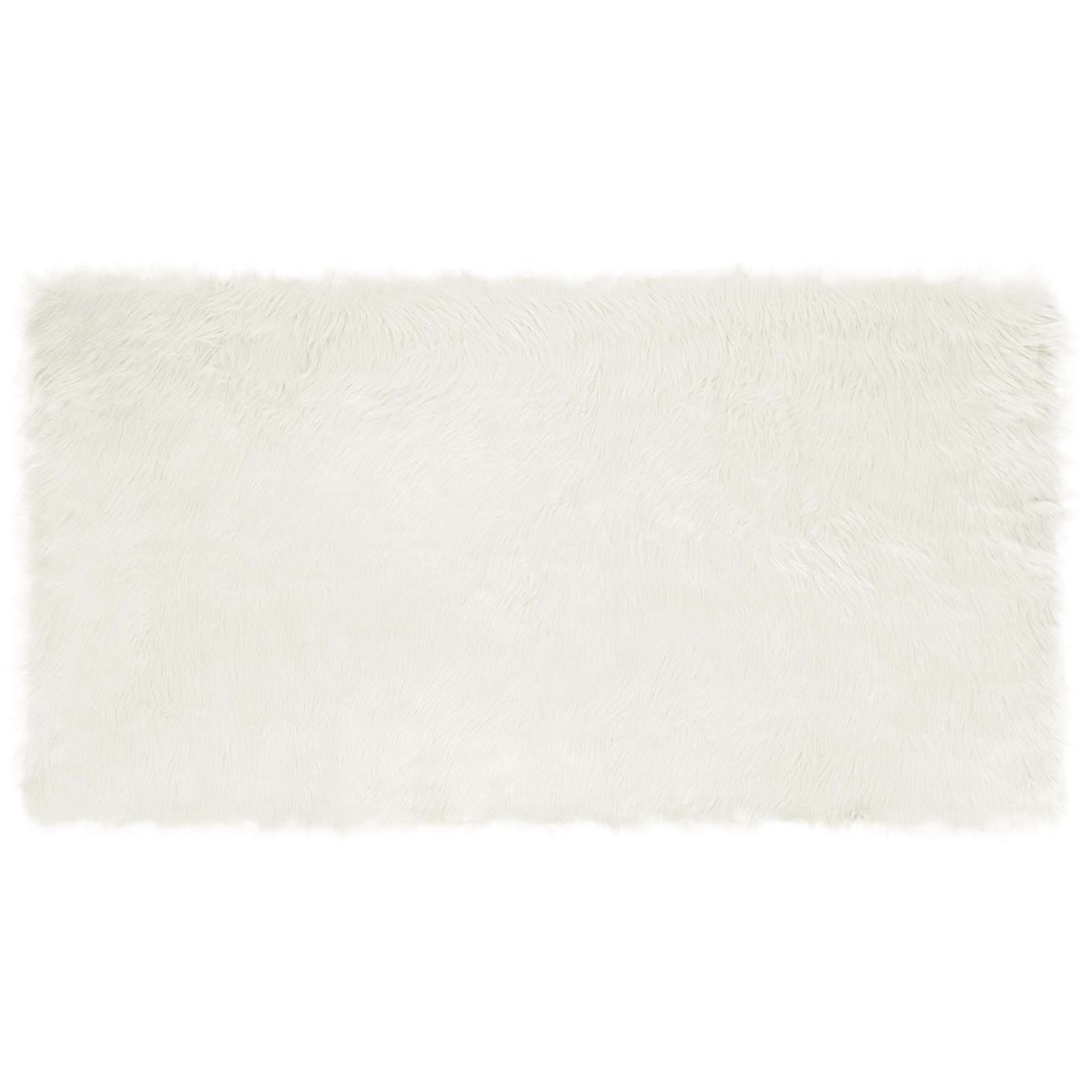 vidaXL Χαλί από τεχνητό πρόβειο δέρμα TAFALLA Λευκό 80 x 150 cm