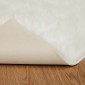 vidaXL Χαλί από τεχνητό πρόβειο δέρμα TAFALLA Λευκό 240 x 340 εκ.