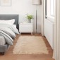 vidaXL Χαλί από τεχνητό πρόβειο δέρμα TAFALLA Μπεζ 80 x 150 cm