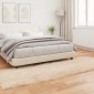 vidaXL Χαλί από τεχνητό πρόβειο δέρμα TAFALLA Μπεζ 80 x 250 cm