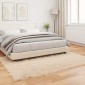 vidaXL Χαλί από τεχνητό πρόβειο δέρμα TAFALLA Μπεζ 160 x 230 cm