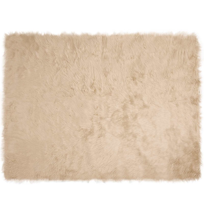 vidaXL Χαλί από τεχνητό πρόβειο δέρμα TAFALLA Μπεζ 240 x 340 εκ.