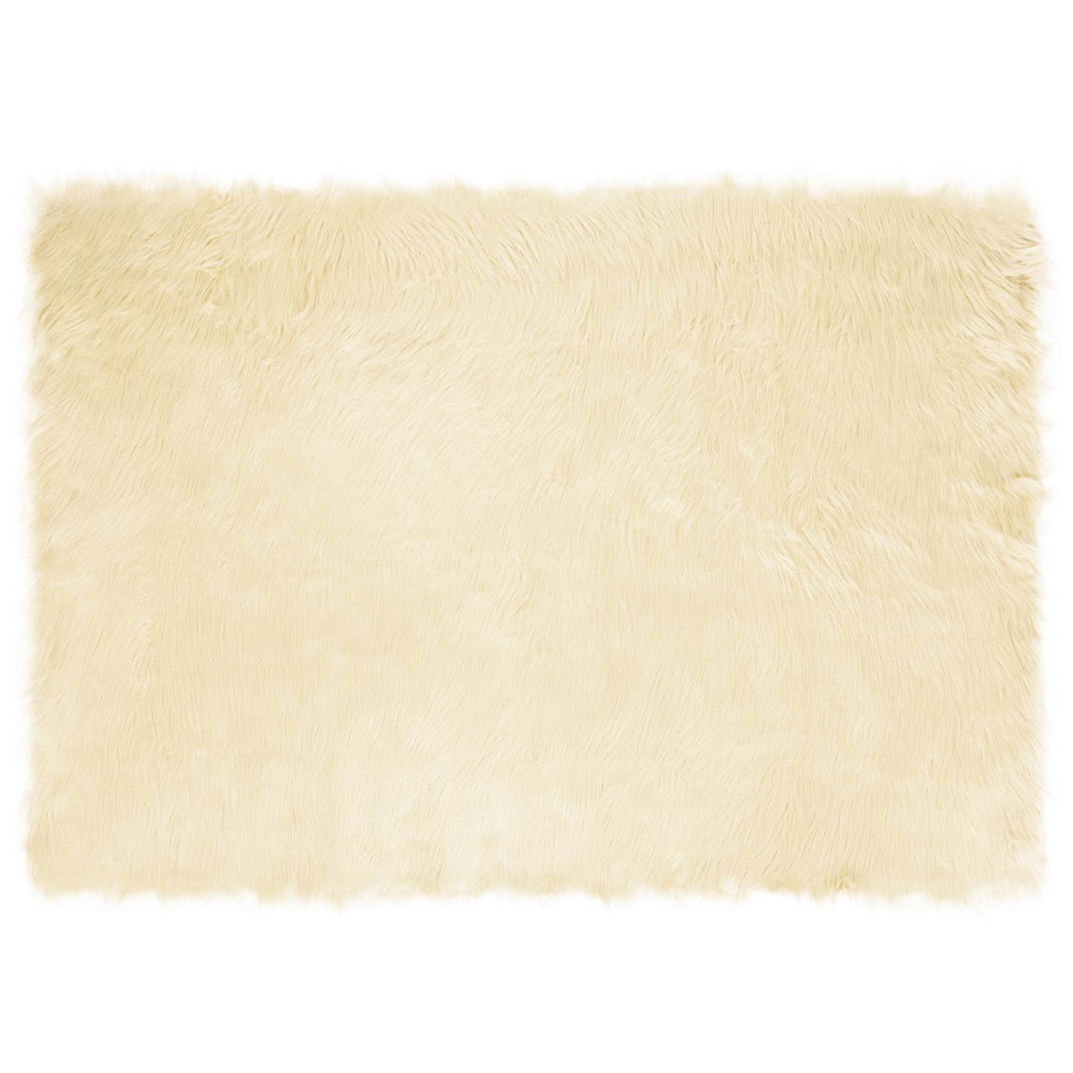 vidaXL Χαλί από τεχνητό πρόβειο δέρμα TAFALLA Κρεμ 160 x 230 cm