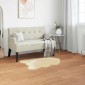 vidaXL Χαλί από τεχνητό πρόβειο δέρμα TAFALLA Κρεμ 50 x 80 cm