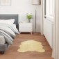 vidaXL Χαλί από τεχνητό πρόβειο δέρμα TAFALLA Κρεμ 60 x 90 cm