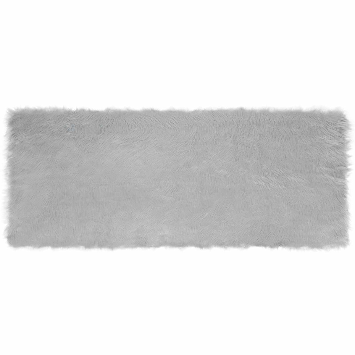 vidaXL Χαλί από τεχνητό πρόβειο δέρμα TAFALLA Γκρι 80 x 200 cm