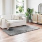 vidaXL Χαλί από τεχνητό πρόβειο δέρμα TAFALLA Γκρι 100 x 200 cm