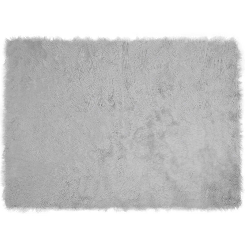 vidaXL Χαλί από τεχνητό πρόβειο δέρμα TAFALLA Γκρι 160 x 230 cm