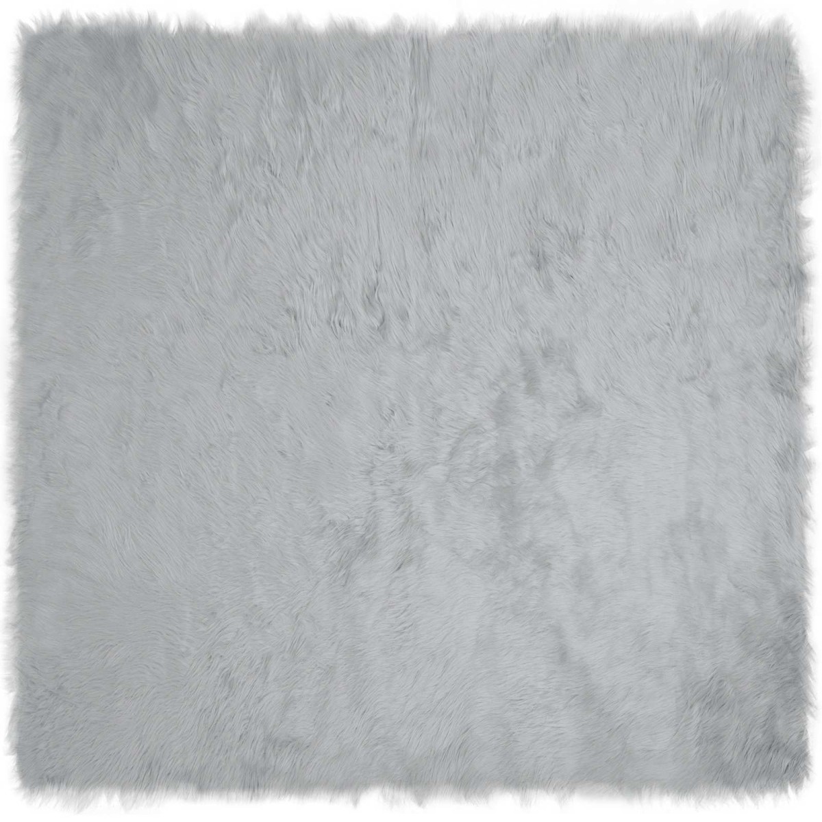 vidaXL Χαλί από τεχνητό πρόβειο δέρμα TAFALLA Γκρι 240 x 240 cm