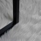vidaXL Χαλί από τεχνητό πρόβειο δέρμα TAFALLA Γκρι 240 x 240 cm