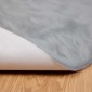 vidaXL Χαλί από τεχνητό πρόβειο δέρμα TAFALLA Γκρι Ø 120 cm