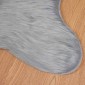 vidaXL Χαλί από τεχνητό πρόβειο δέρμα TAFALLA Γκρι 80 x 120 cm