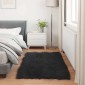 vidaXL Χαλί από τεχνητό πρόβειο δέρμα TAFALLA Μαύρο 60 x 110 cm