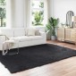 vidaXL Χαλί από τεχνητό πρόβειο δέρμα TAFALLA Μαύρο 240 x 340 εκ.