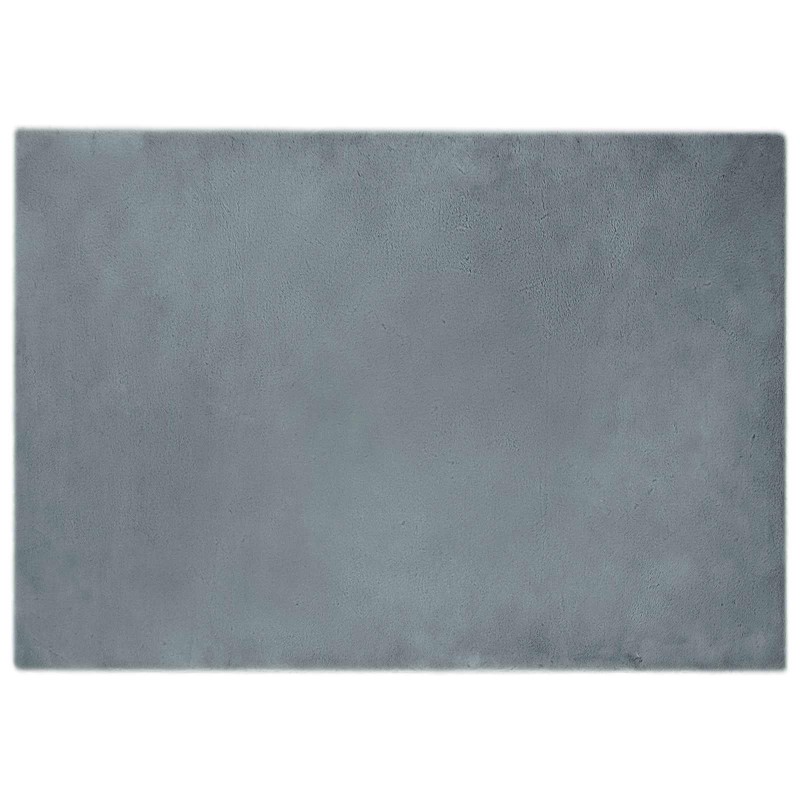 vidaXL Αντιολισθητικό χαλί από τεχνητή κουνελιού OLITE Ανθρακί