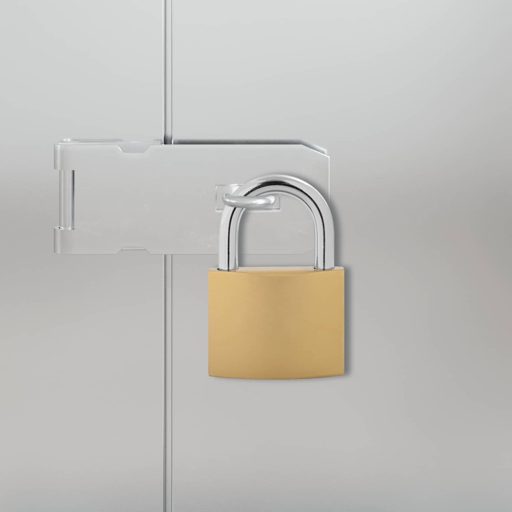 vidaXL Κλειδαριά U με Κλειδιά 12 τμχ. Ορείχαλκος Σίδερο