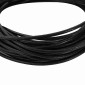 vidaXL Δερμάτινο σχοινί 1 Μαύρο Ø3 χιλ. x 10 μ. Δέρμα