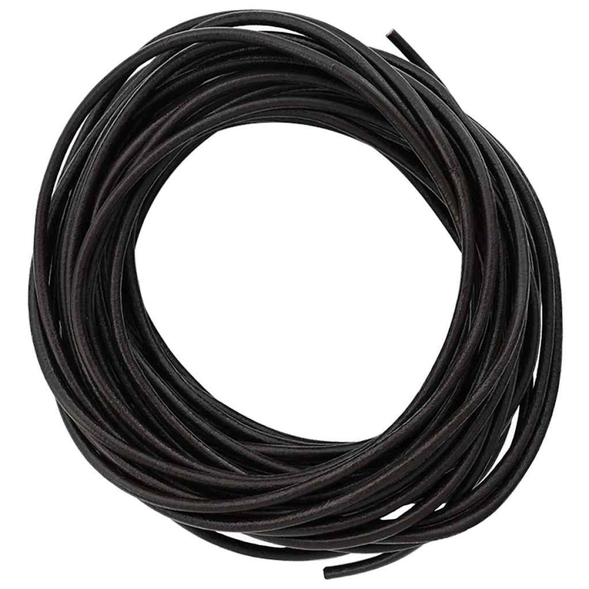 vidaXL Δερμάτινο σχοινί 1 Σκούρο Καφέ Ø2,5 χιλ. x 50 μ. Δέρμα