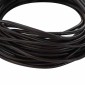 vidaXL Δερμάτινο σχοινί 1 Σκούρο Καφέ Ø2,5 χιλ. x 50 μ. Δέρμα