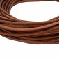 vidaXL Δερμάτινο σχοινί 1 Ανοιχτό καφέ Ø3 χιλ. x 5 μ. Δέρμα