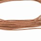 vidaXL Δερμάτινο σχοινί 1 Καφέ Ø1,5 χιλ. x 10 μ. Δέρμα