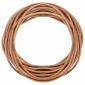 vidaXL Δερμάτινο σχοινί 1 Καφέ Ø5 χιλ. x 10 μ. Δέρμα