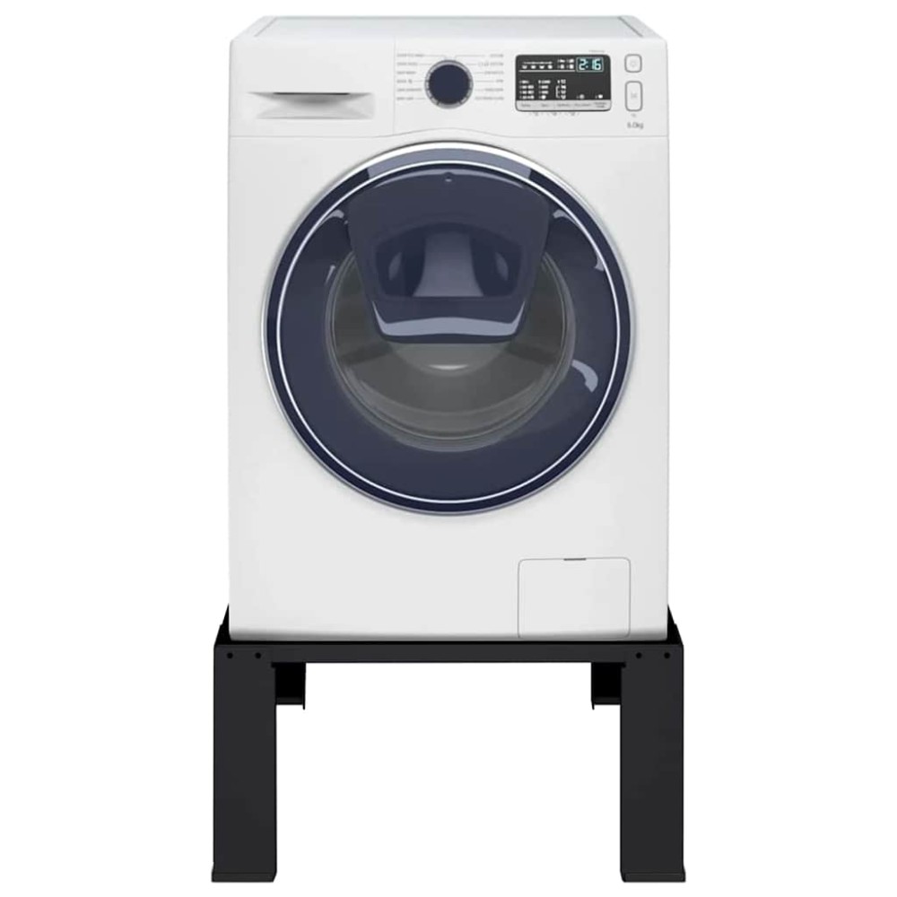 vidaXL Βάση Πλυντηρίου Ρούχων Μαύρο 64 x 55 x 32,5 εκ Ατσάλι