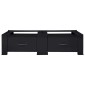 vidaXL Βάση Πλυντηρίου Ρούχων 2 τμχ. Μαύρο 127 x 54,5 x 32,5 εκ Ατσάλι
