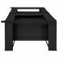 vidaXL Βάση Πλυντηρίου Ρούχων 2 τμχ. Μαύρο 127 x 54,5 x 32,5 εκ Ατσάλι