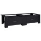 vidaXL Βάση Πλυντηρίου Ρούχων 2 τμχ. Μαύρο 127 x 54,5 x 32,5 εκ Ατσάλι