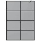 vidaXL Τοίχος Ντους Walk-in Μαύρο 140 x 195 cm σκληρυμένο γυαλί