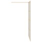vidaXL Τοίχος Ντους Walk-in Χρυσό 115 x 195 cm σκληρυμένο γυαλί