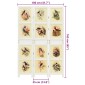 vidaXL Ρομδιβίδερ Πάνελ Λευκό 106 x 165 εκ. MDF