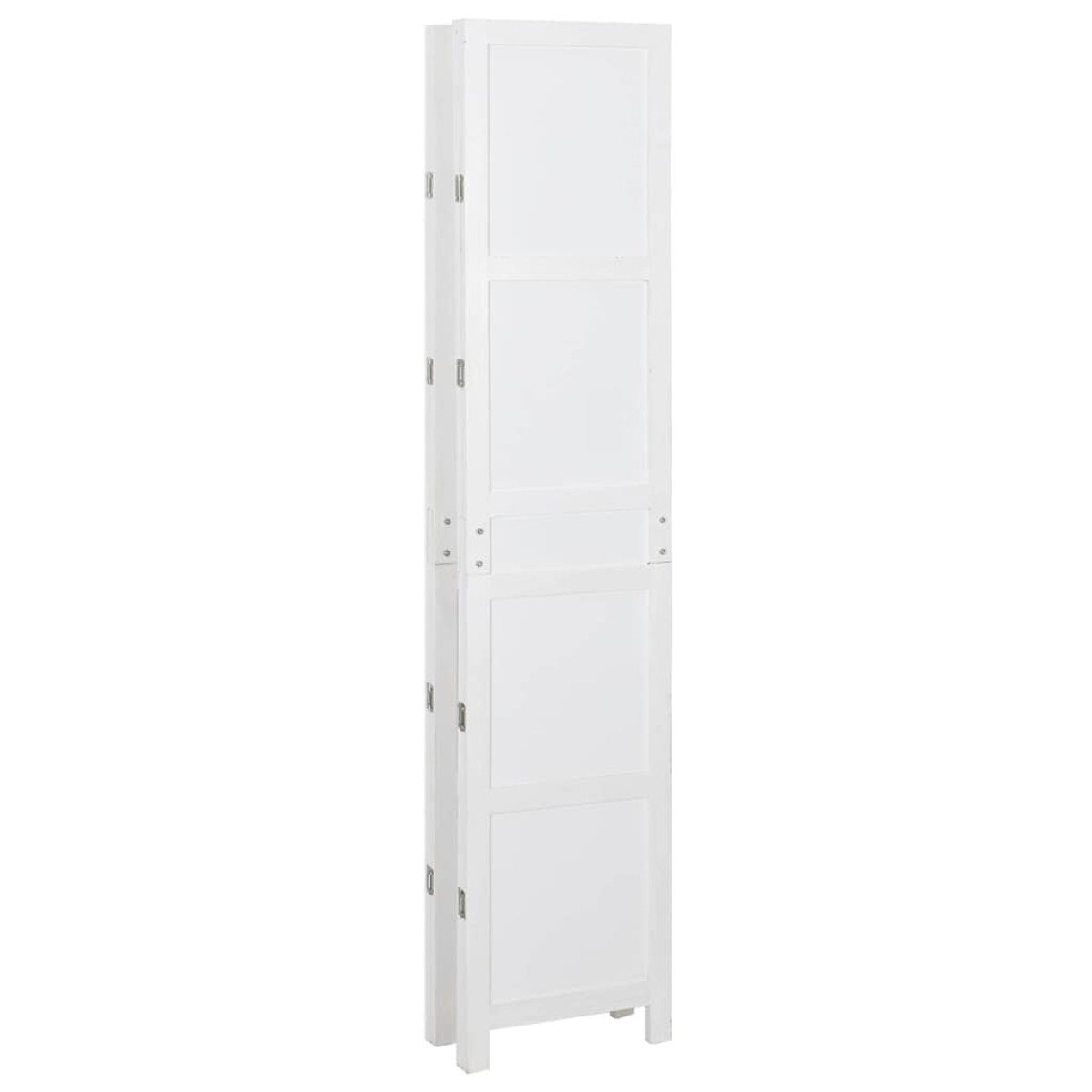 vidaXL Ρομδιβίδερ Πάνελ Λευκό 141,5 x 165 εκ. MDF
