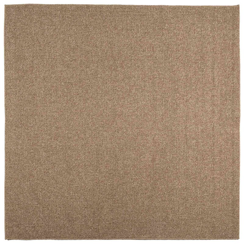 vidaXL Χαλιά χώρου τετράγωνο AGIRA Φυσικό 240 x 240 cm Πολυεστέρας