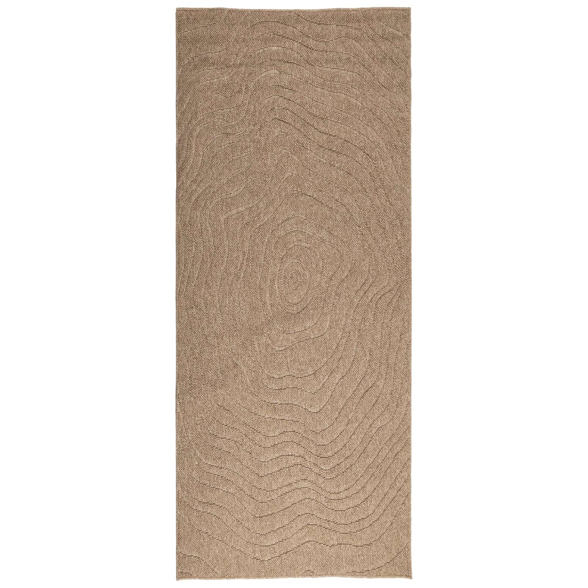 vidaXL Χαλιά χώρου Μουάρ Ορθογώνιος AGIRA Φυσικό 150 x 80 cm
