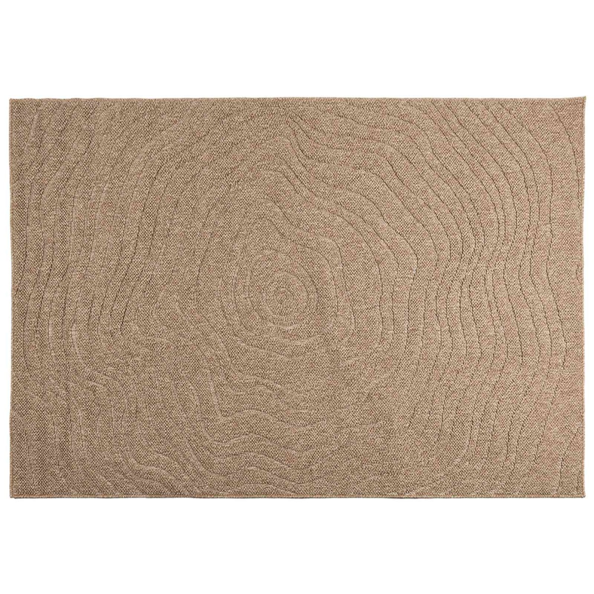 vidaXL Χαλιά χώρου Μουάρ AGIRA Φυσικό 200 x 140 cm Πολυεστέρας