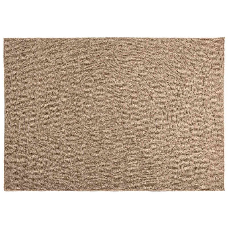 vidaXL Χαλιά χώρου Μουάρ AGIRA Φυσικό 200 x 140 cm Πολυεστέρας