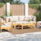 vidaXL Χαλιά χώρου Μουάρ τετράγωνο AGIRA Φυσικό 240 x 240 cm