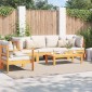 vidaXL Χαλιά χώρου Ορθογώνιος FARO Κρεμ 340 x 240 εκ Πολυεστέρας