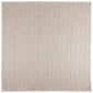 vidaXL Χαλιά χώρου τετράγωνο FARO Κρεμ 120 x 120 cm Πολυεστέρας