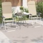 vidaXL Χαλιά χώρου τετράγωνο FARO Κρεμ 120 x 120 cm Πολυεστέρας