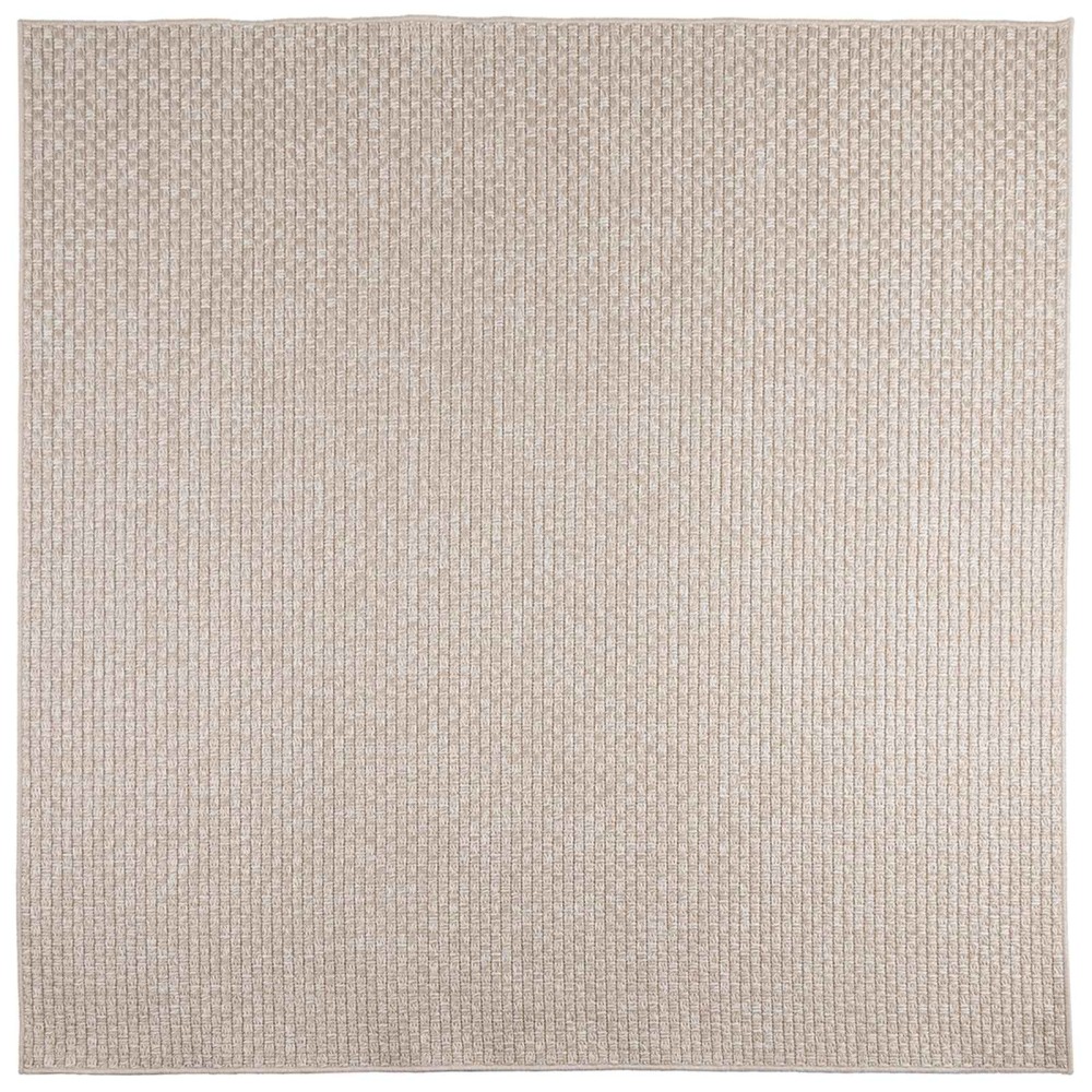 vidaXL Χαλιά χώρου τετράγωνο FARO Κρεμ 240 x 240 cm Πολυεστέρας