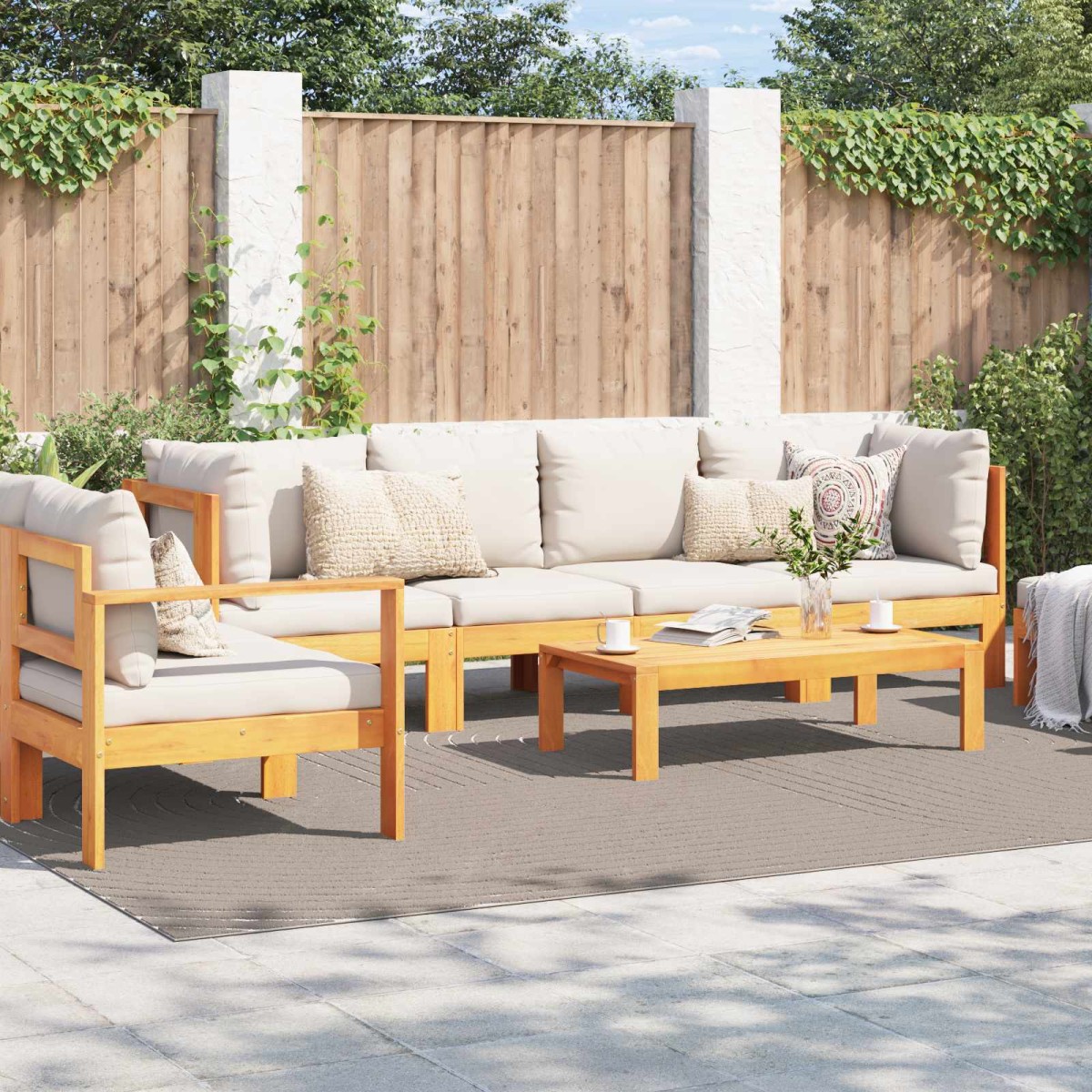 vidaXL Χαλιά χώρου Ορθογώνιος PALMERAS Μπεζ 280 x 200 εκ Πολυεστέρας