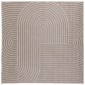 vidaXL Χαλιά χώρου τετράγωνο PALMERAS Μπεζ 120 x 120 cm Πολυεστέρας