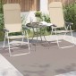 vidaXL Χαλιά χώρου τετράγωνο PALMERAS Μπεζ 120 x 120 cm Πολυεστέρας