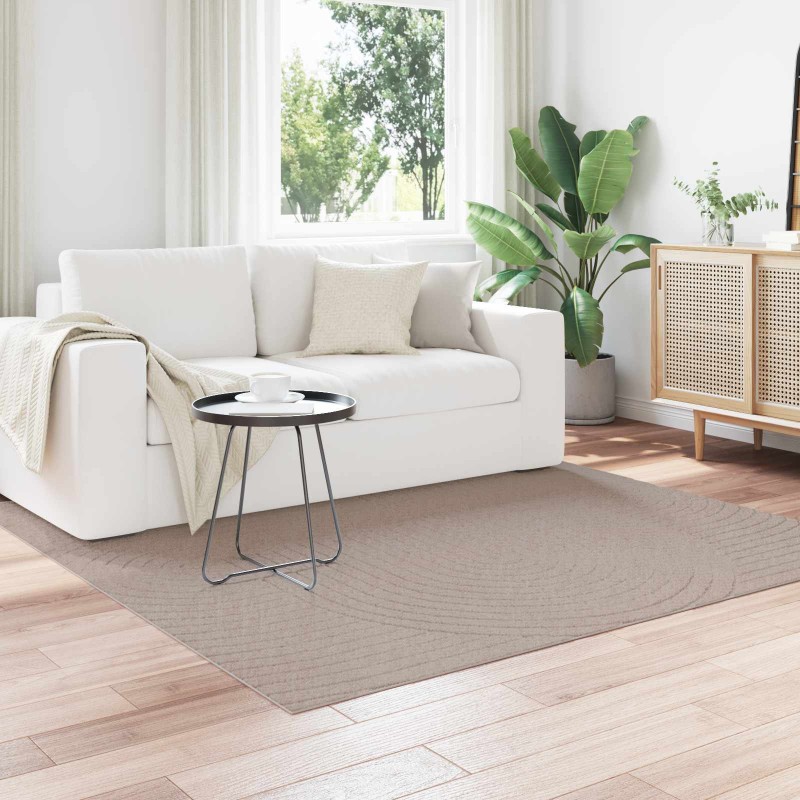 vidaXL Χαλιά χώρου τετράγωνο PALMERAS Μπεζ 200 x 200 cm Πολυεστέρας