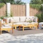 vidaXL Χαλιά χώρου τετράγωνο PALMERAS Μπεζ 240 x 240 cm Πολυεστέρας